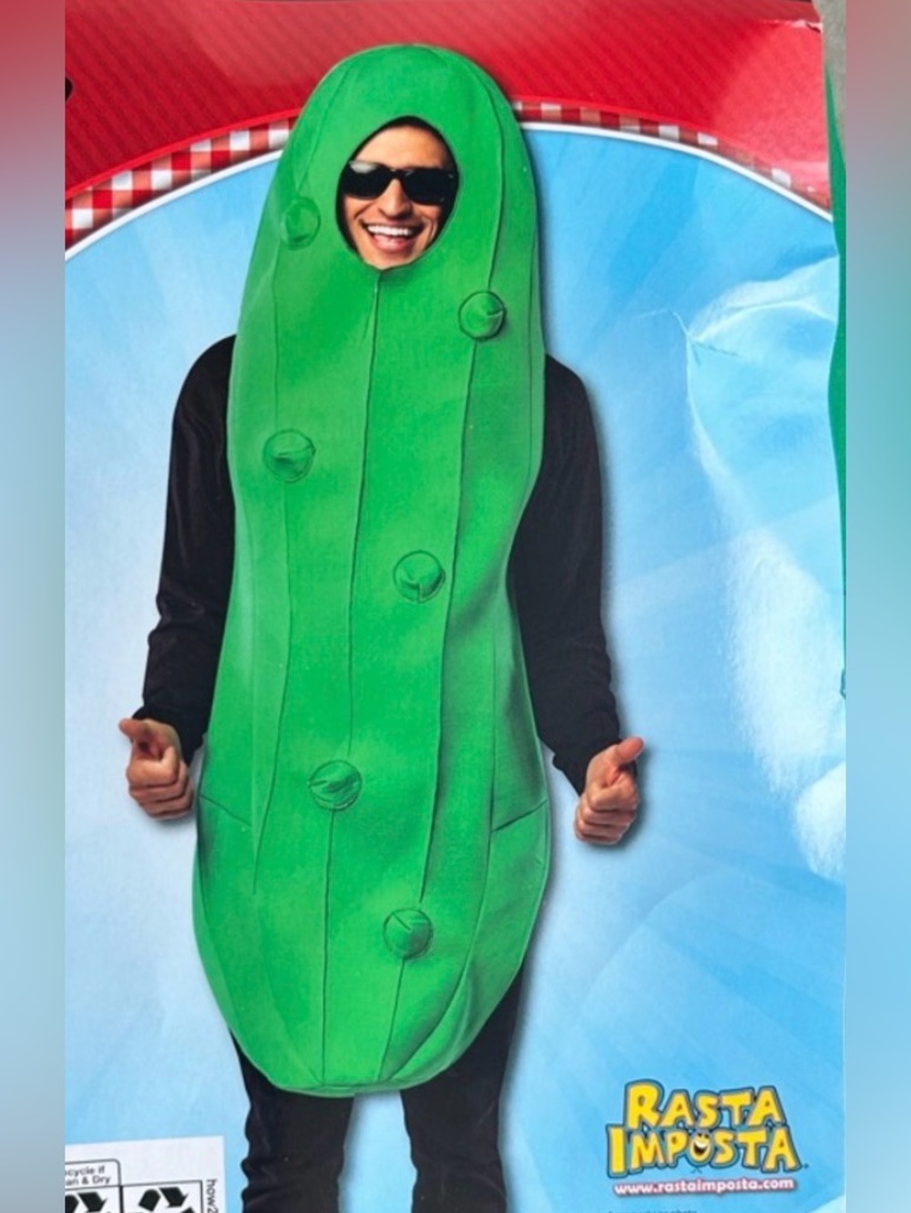 Green Pickle Adult Costume